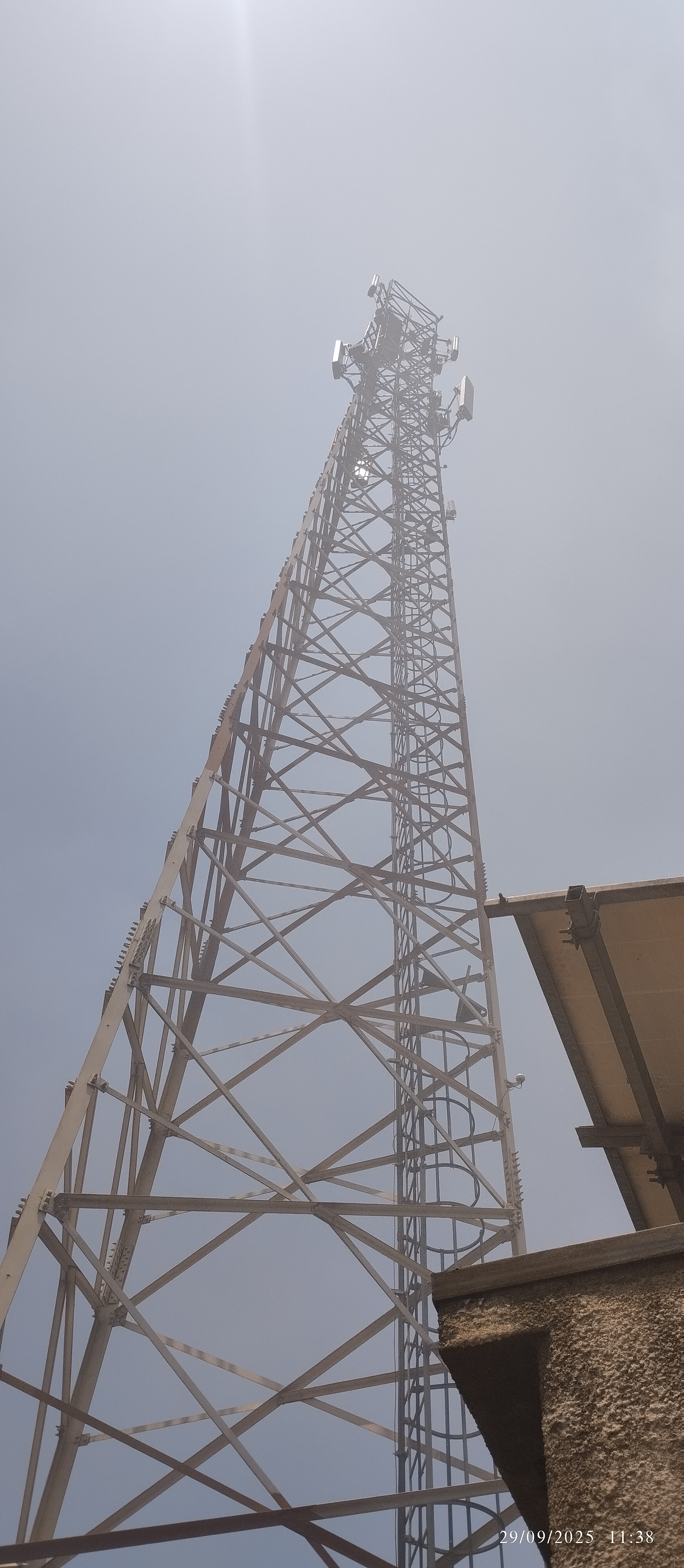 The cell tower site at my former high school