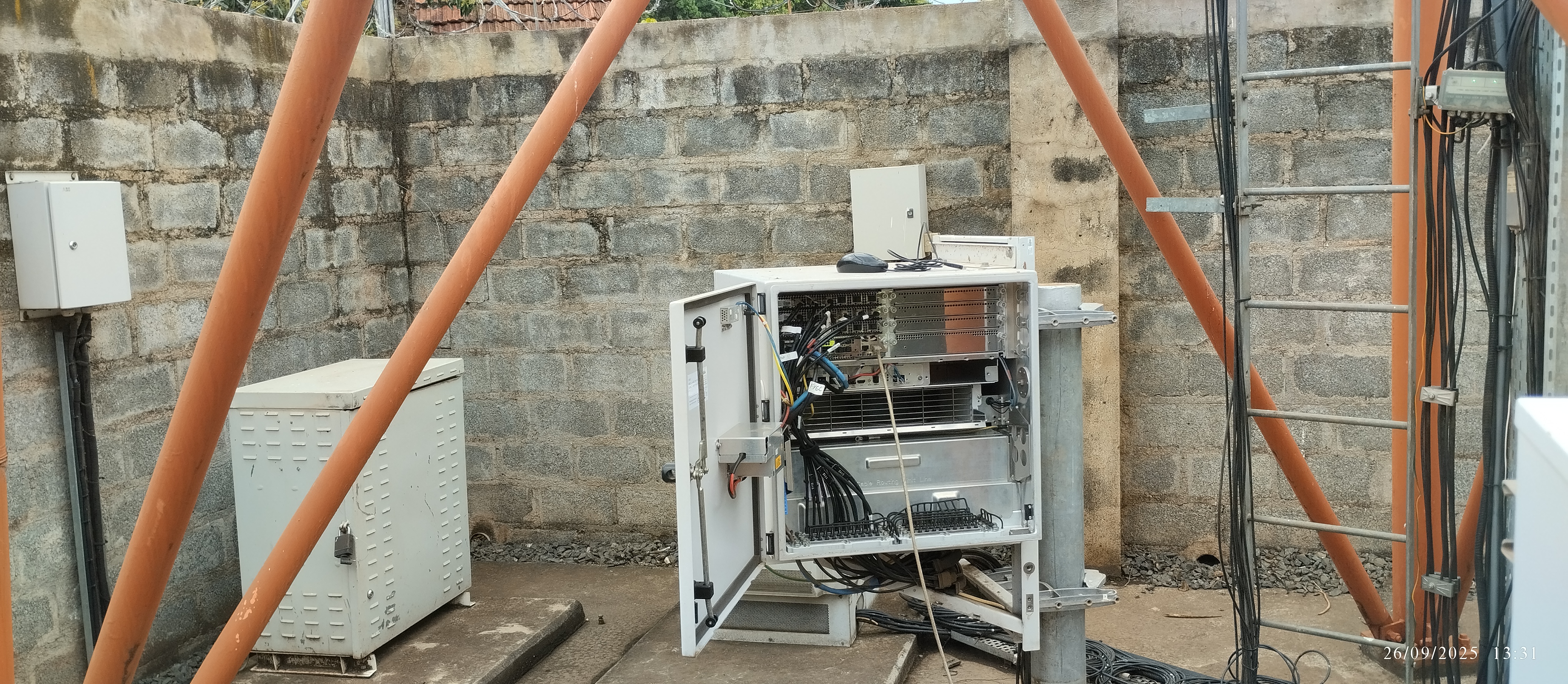 A Base Transceiver Station (BTS)