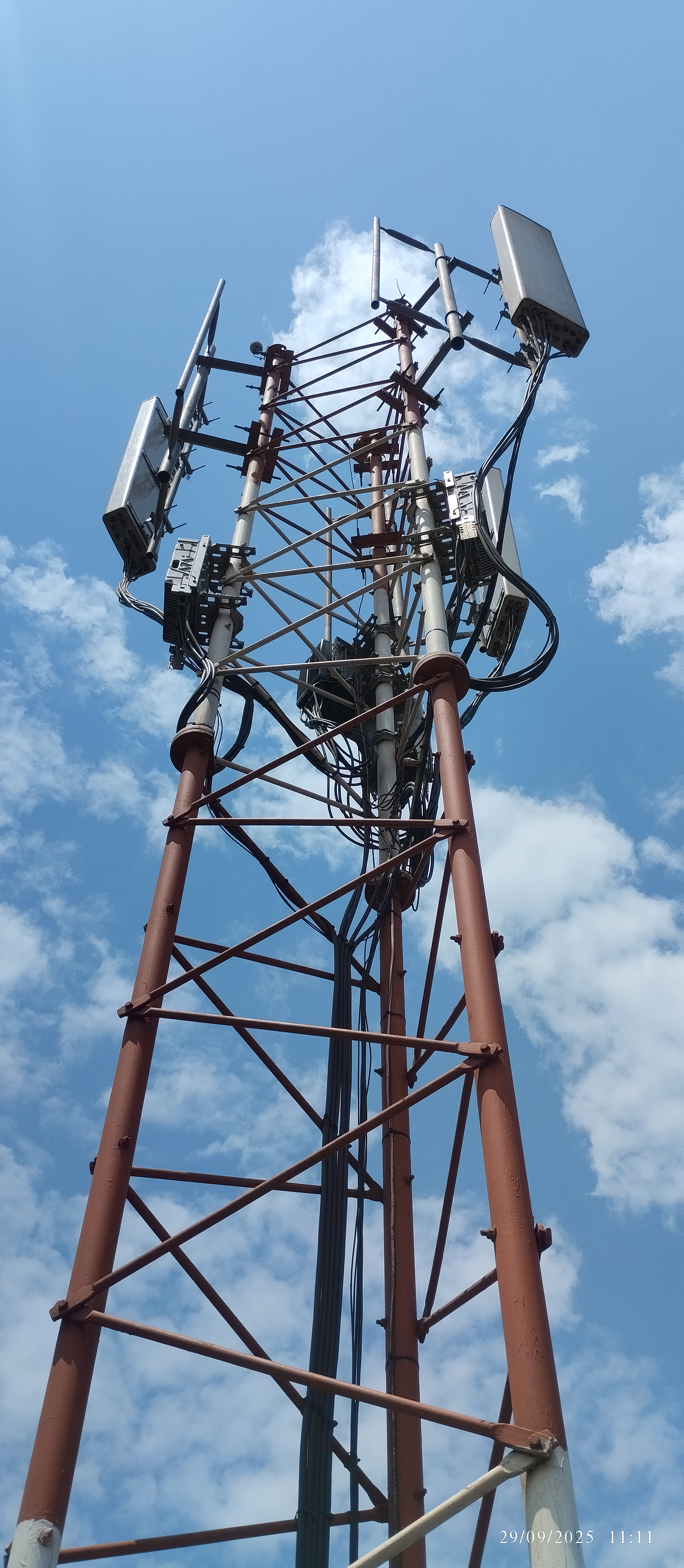 A rooftop tower with three sectors in Kikuyu town, Kiambu